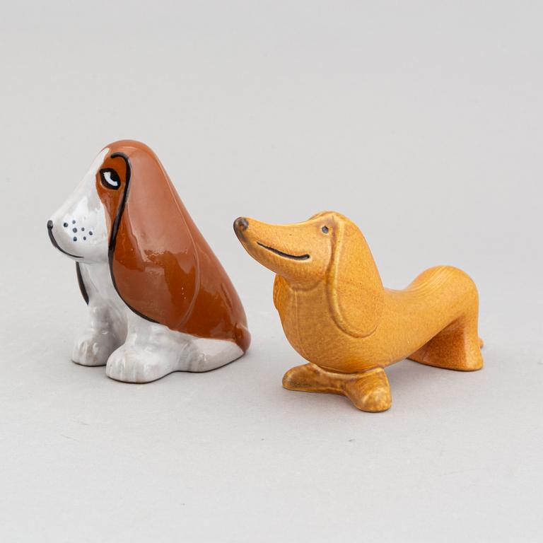 Lisa Larson, six stoneware figurines, for Gustavsberg and K-studion.