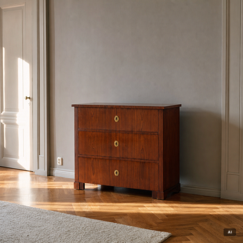 Chest of drawers, Empire, Sweden, first half of the 19th century.
