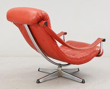SNURRFÅTÖLJ, Göte Möbler Nässjö, 1960/70-tal.