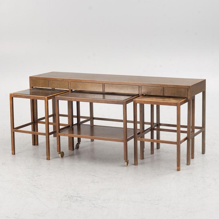 Nordiska Kompaniet, a four-piece sideboard, Sweden, 1950's.