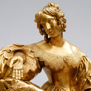 BORDSPENDYL, Richond à Paris, Frankrike, 1800-talets mitt.