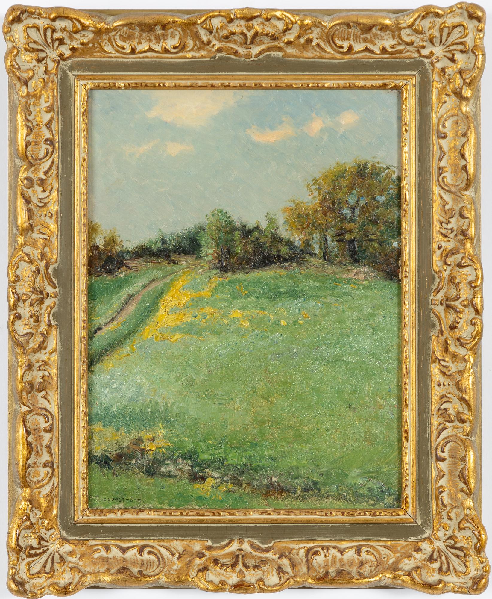 Robert Thegerström, Summer Landscape with Hill.