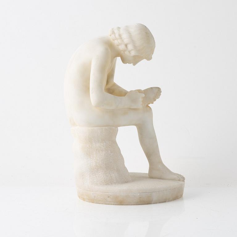 An alabaster sculpture, Italy.