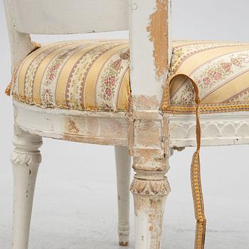 Chairs, a pair, late 18th century, Gustavian.
