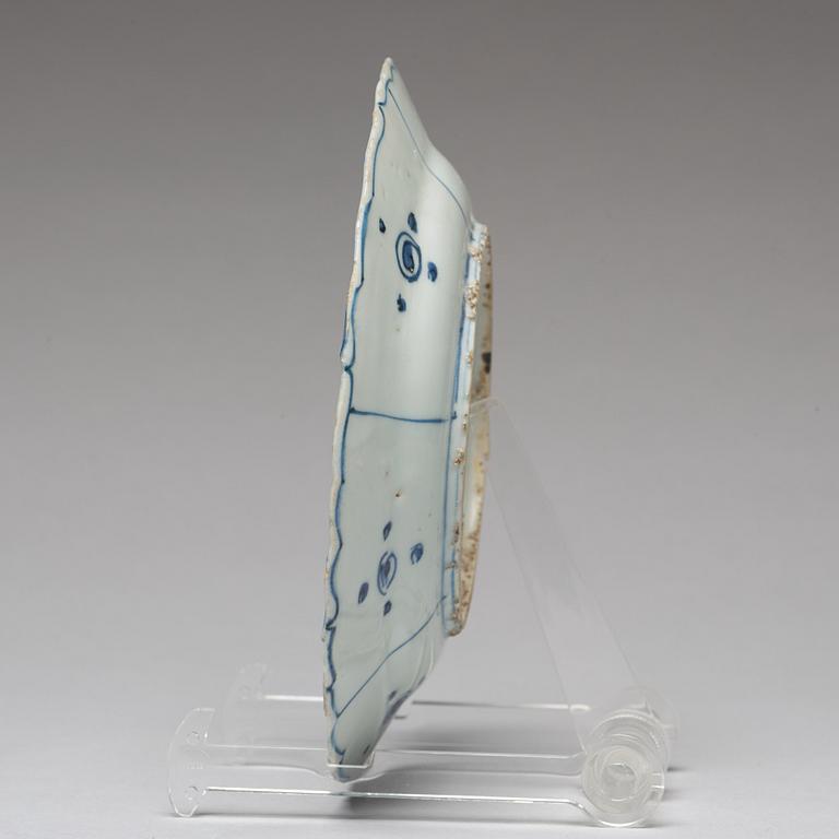 A set of ten blue and white dishes, Ming dynasty, Wanli (1572-1620).