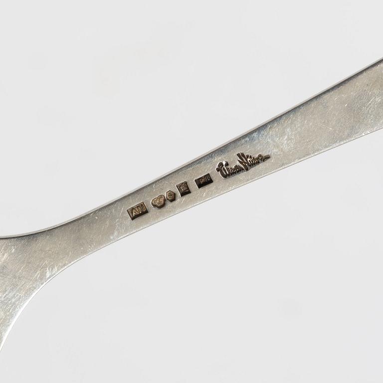 Wiwen Nilsson, sardingaffel, silver, A. Hasselgrens eftr. Lund 1941.