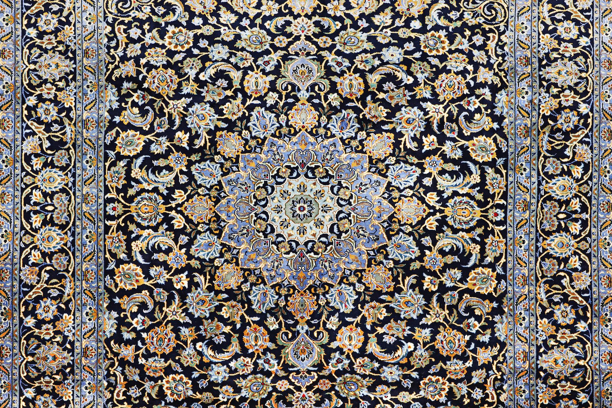 A carpet, Kashan, c. 393 x 297 cm.