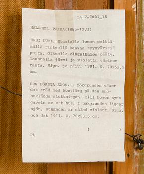 Pekka Halonen, Den första Snön.