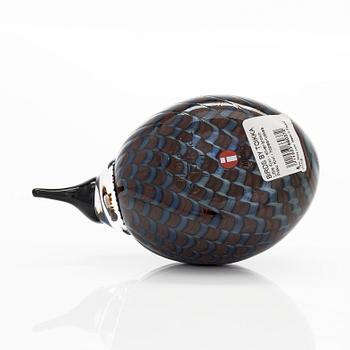 Oiva Toikka, A glass bird, 'Little Kiwi', signed O. Toikka Iittala.