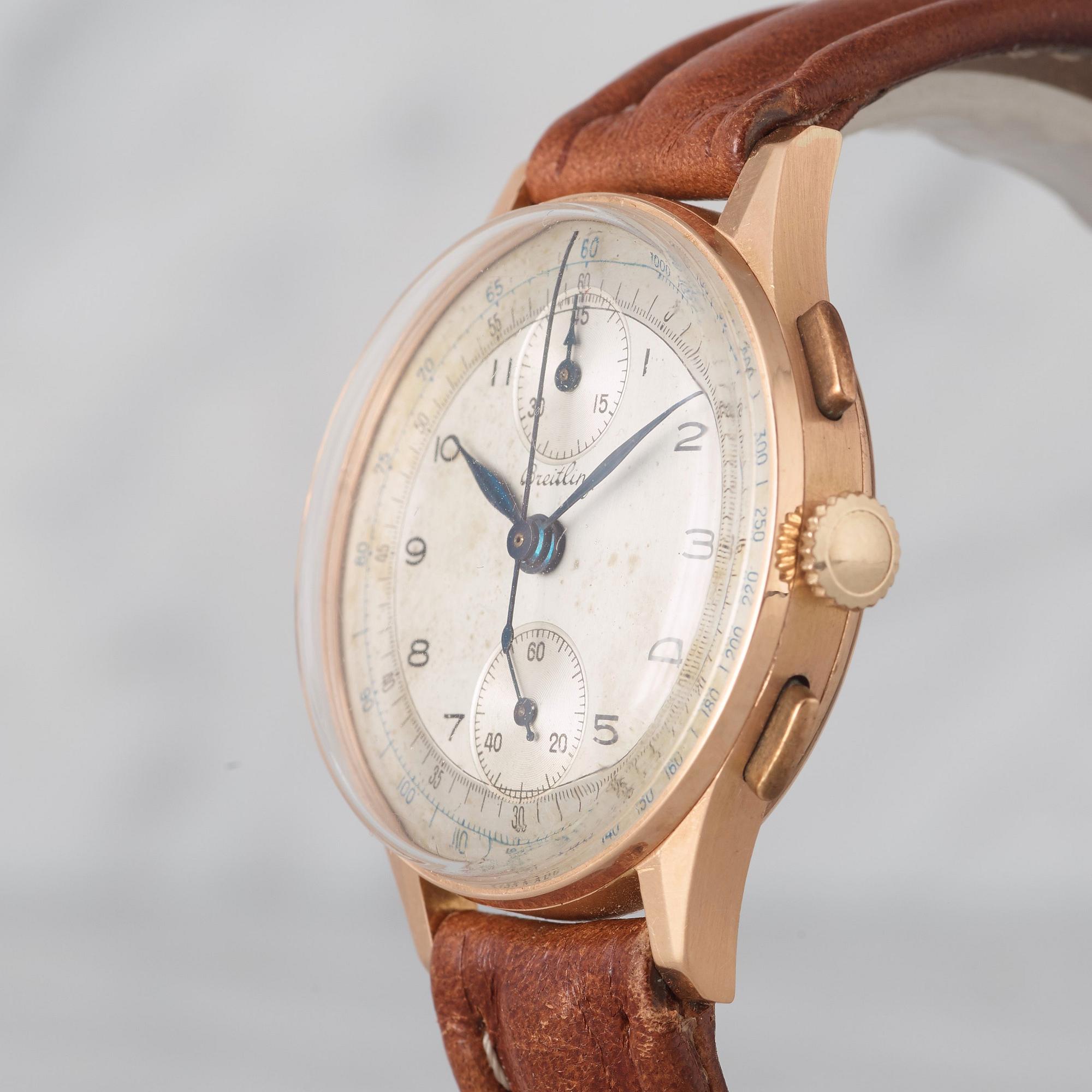 BREITLING, chronograph, wristwatch, 34,5 mm,
