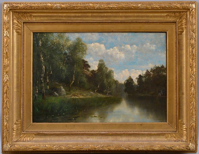 Fedor Karlovich Burkhardt, LANSCAPE WITH RIVER.