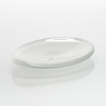 Tapio Wirkkala, art glass 'Lehti' (leaf), model 3337, signed Tapio Wirkkala Iittala -55.