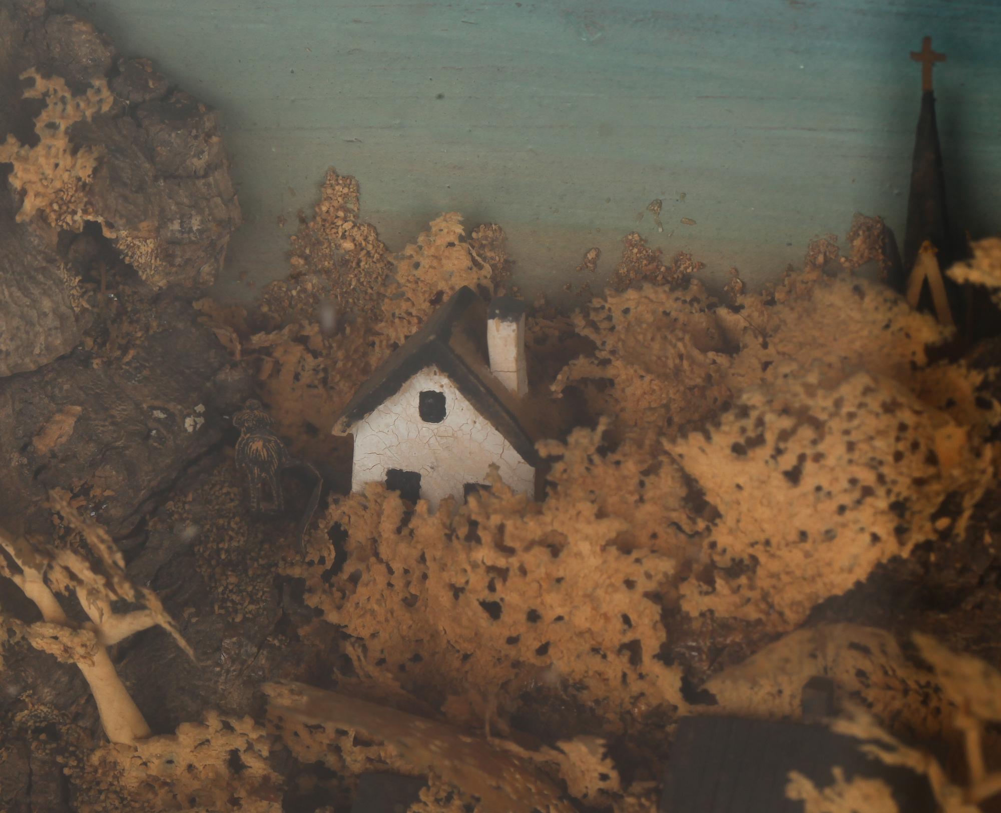 OKÄND KONSTNÄR, 2 st, blandteknik, omkring sekelskiftet 1900.