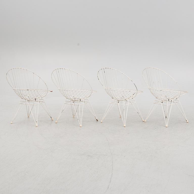 Cees Braakman, a set of 4 chairs, Pastoe, Netherlands, second half of the 20th century.
