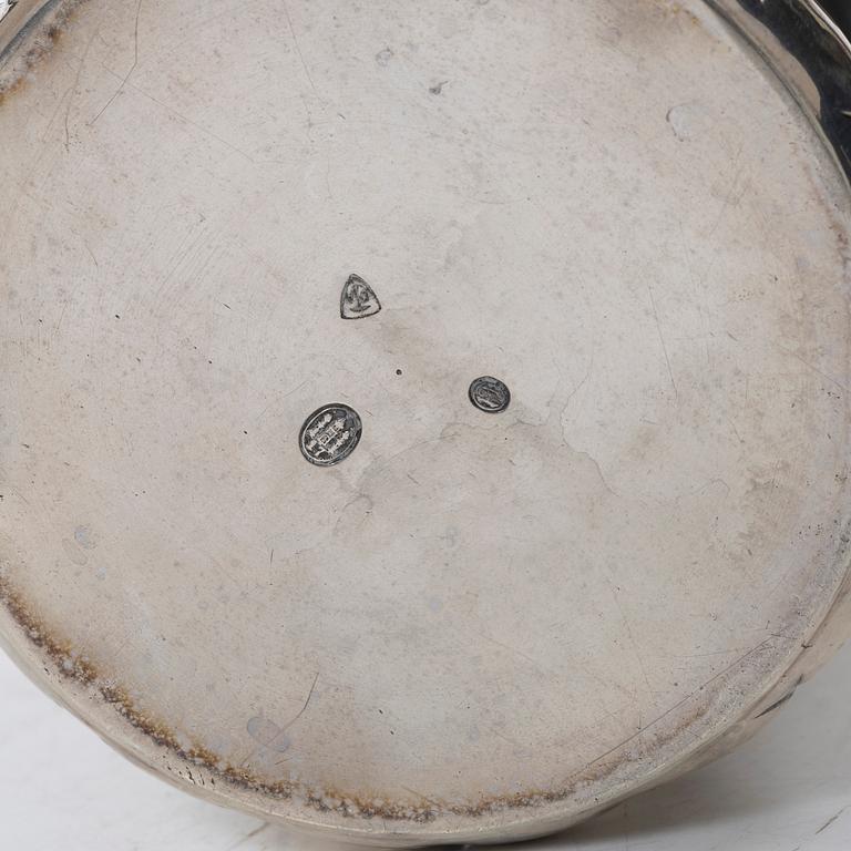 Vase, silver, Art Nouveau, Denmark, 1917.