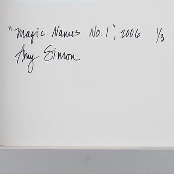 Amy Simon, 'Magic Names No 1', 2006.