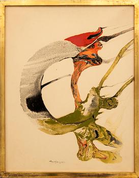 August Puig, olja på duk signerad och daterad 1959.