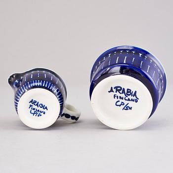 ULLA PROCOPÉ, A 21-piece 'Valencia' tea set for Arabia, Finland, 1970s.