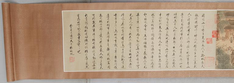 KAKEMONO, litografiskt tryck, 1900-tal.