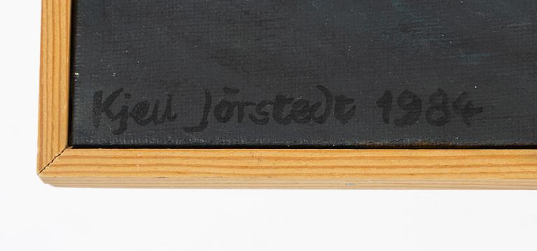 Kjell Jörstedt, olja på duk, signerad och daterad 1984.