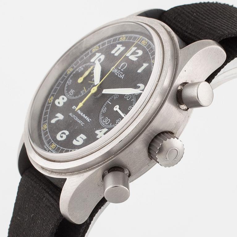 OMEGA, Dynamic Automatic, wristwatch, chronograph, 38,5 mm.