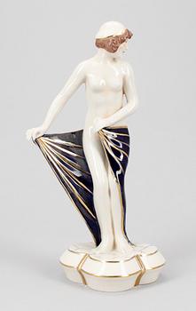 FIGURIN, porslin, art deco, Royal Dux.