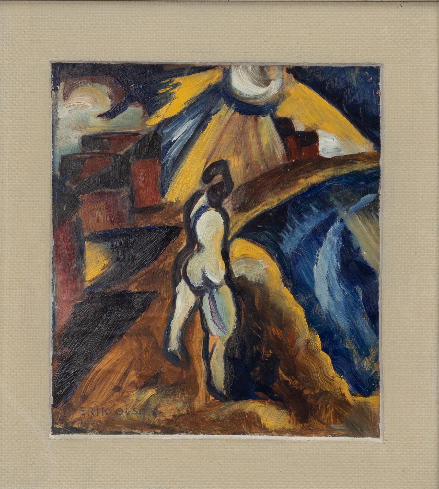 Erik Olson, Figure on the beach.