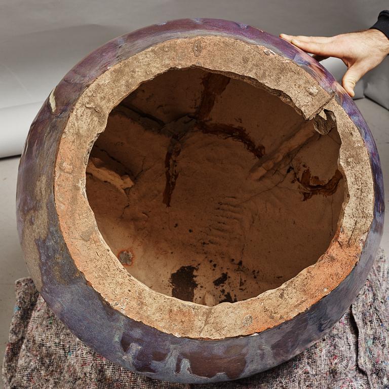 ULLA & GUSTAV KRAITZ, a stoneware "Sphere" sculpture, Förslöv 1983.