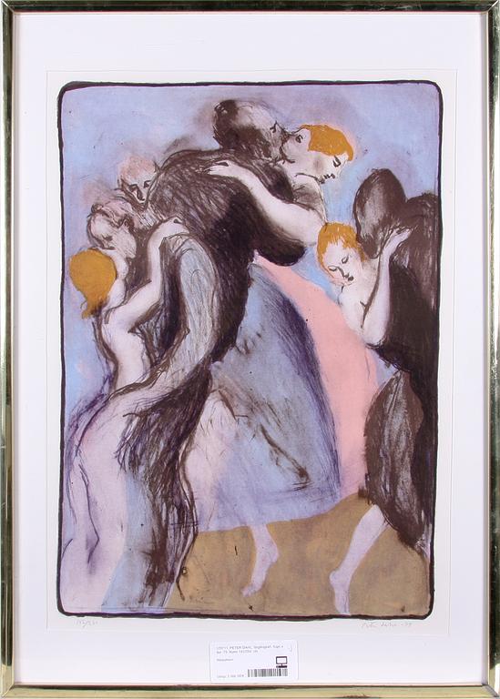 PETER DAHL, färglitografi. Sign o dat -79. Numr 142/260.