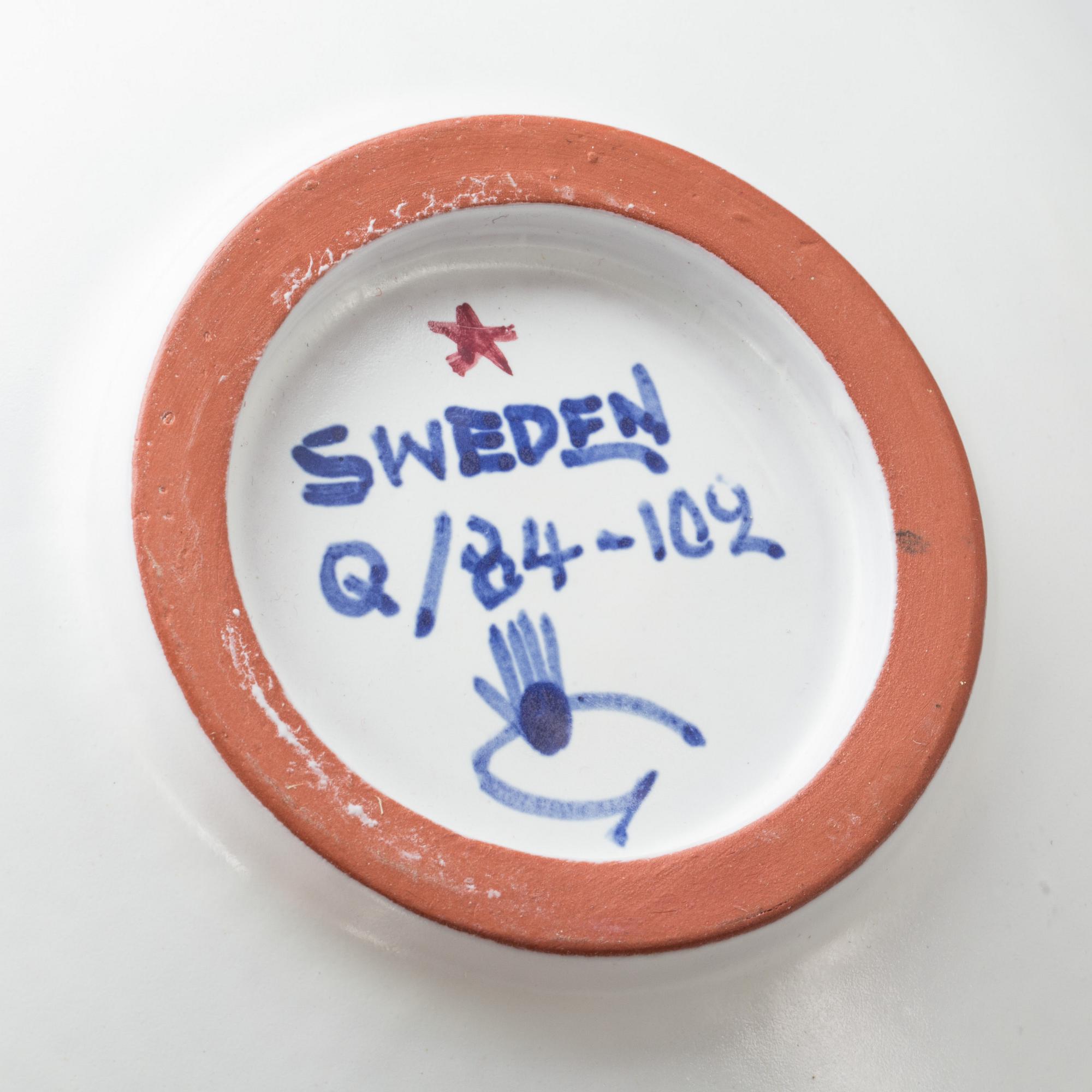 FAT, fajans, Stig Lindberg, Gustavsbergs studio.