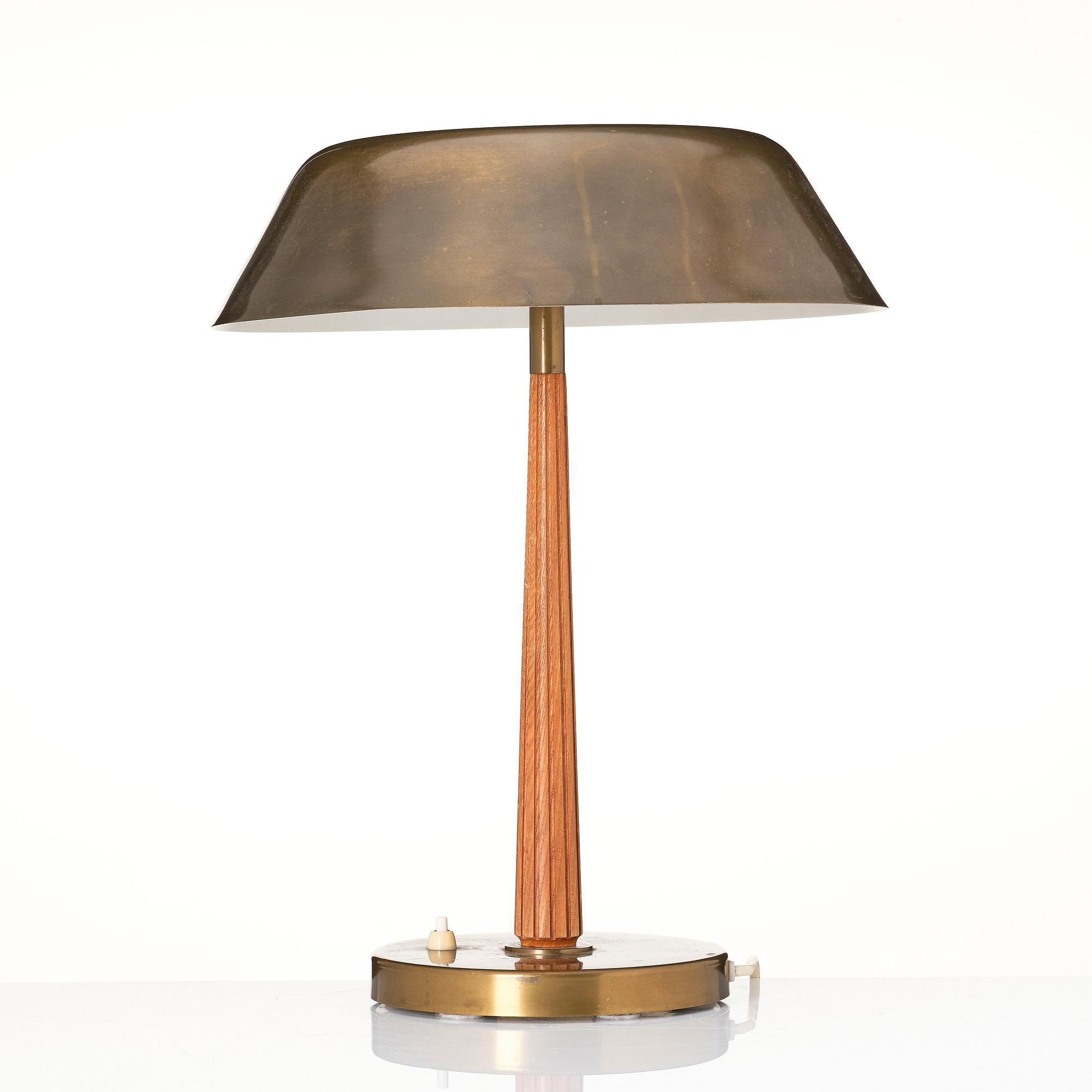 Harald Notini, bordslampa, modell "15474", Arvid Böhlmarks Lampfabrik, 1940-tal.