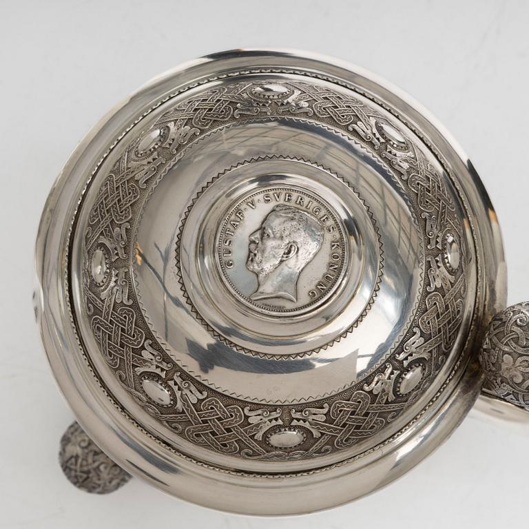 Tankard, silver, GAB, Stockholm, 1919.