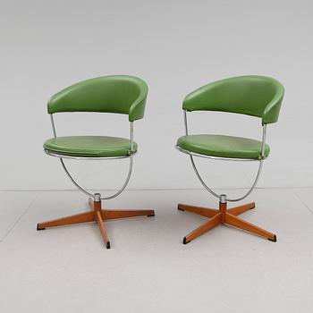 SNURRSTOLAR, 1 par, 1960-tal.