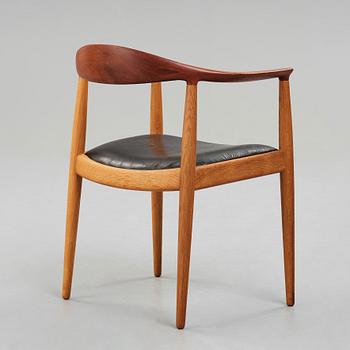 HANS J WEGNER, "The Chair", model "JH 503", Johannes Hansen, Denmark 1950's.