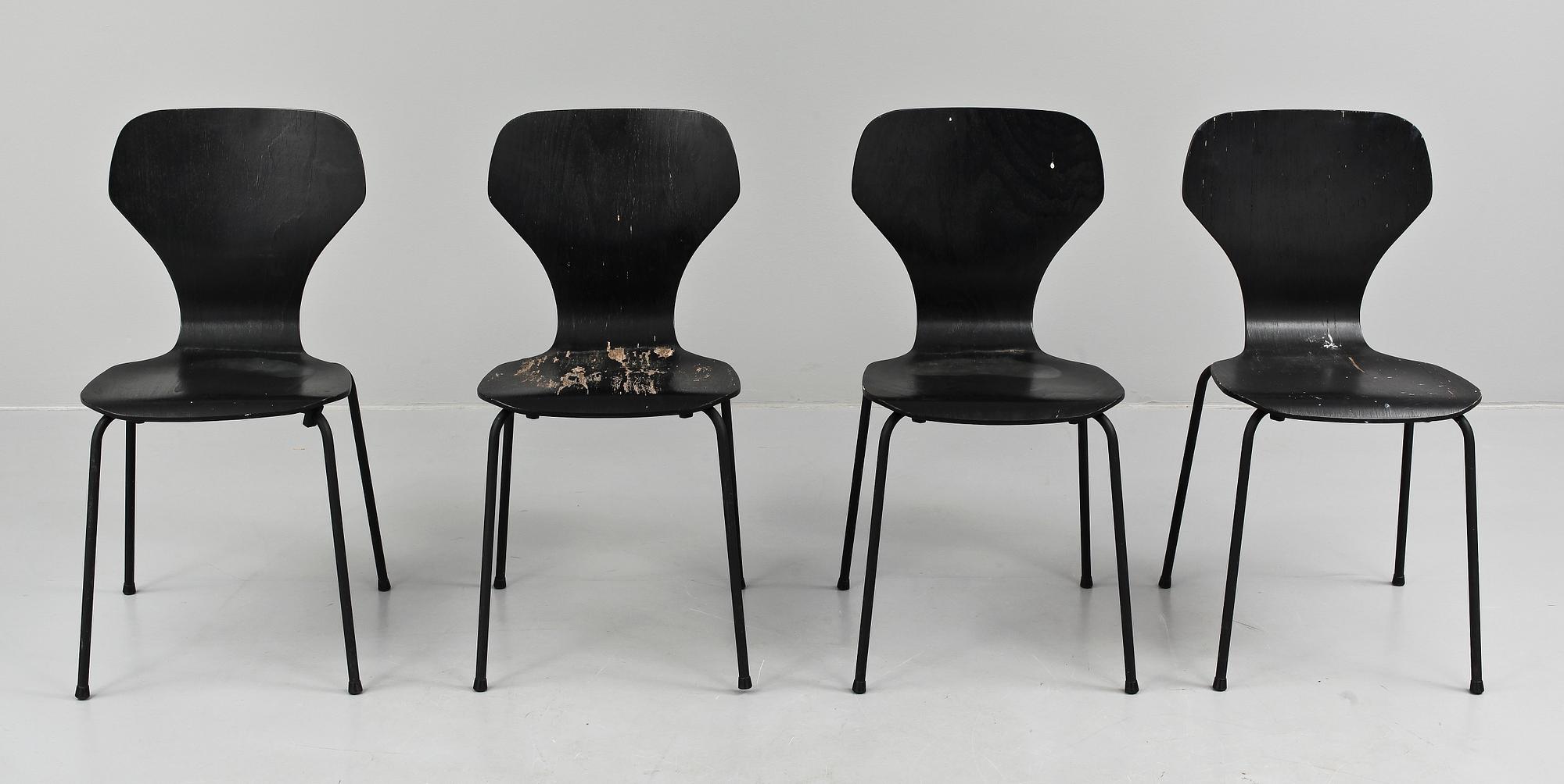 STOLAR, 4 st, "Classic", Erik Jørgensen, Danerka, Danmark,  1900-talets andra hälft.