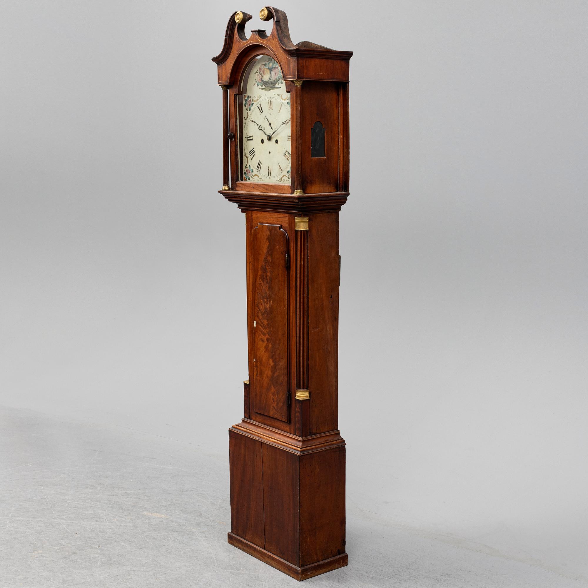 An english 19th century  longcase clock.