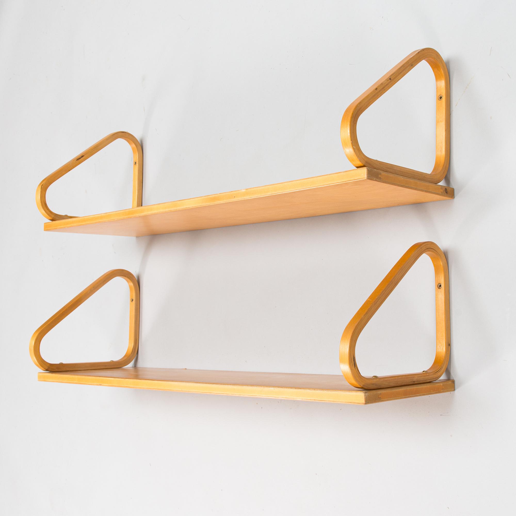 Alvar Aalto,  Two mid 20th Century '112B' shelves for Artek.