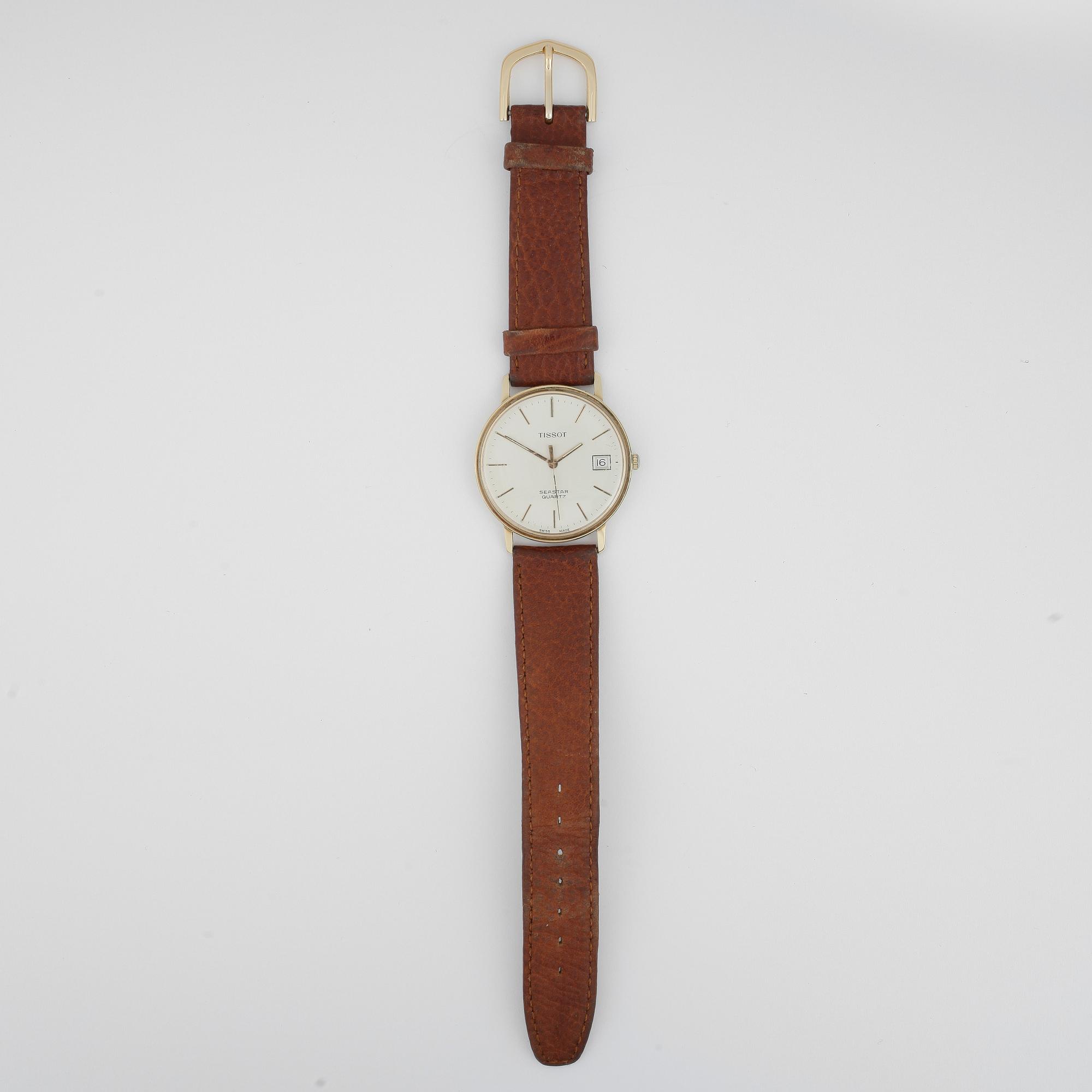 ARMBANDSUR, 18K guld, Tissot Seastar, 1900-talets andra hälft.