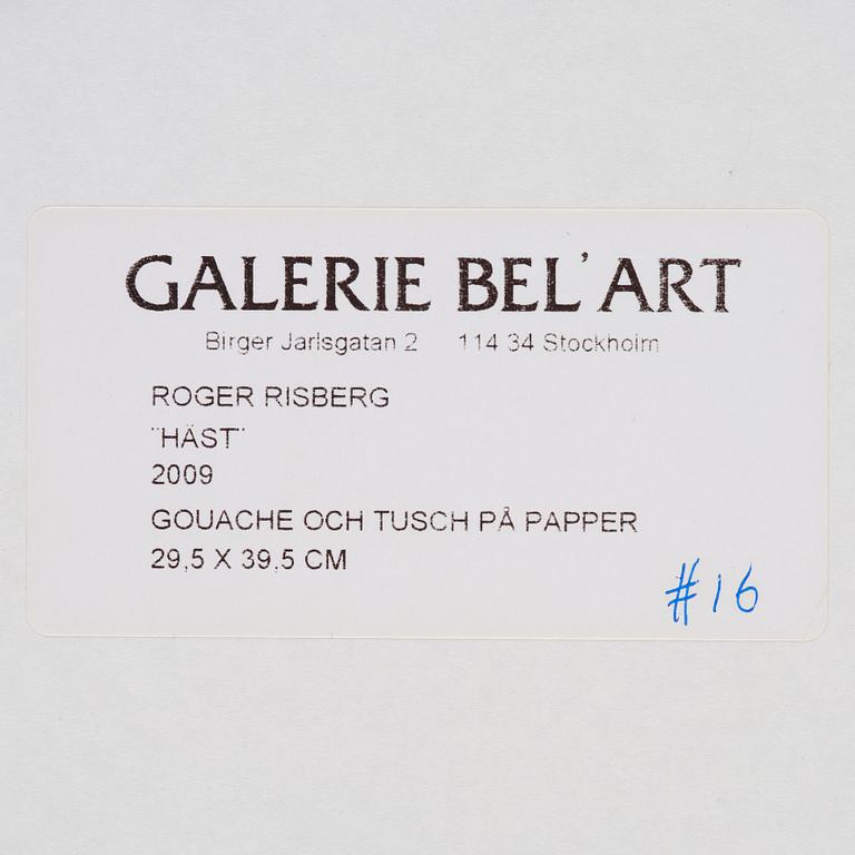 Roger Risberg, "Häst".