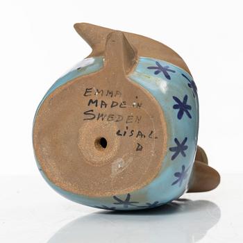 Lisa Larson, an 'Emma' stoneware figurine, Gustavsberg.