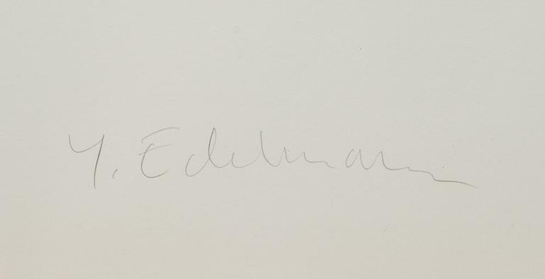 YRJÖ EDELMANN, litografi, signerad och numrerad EA VIII/XVII.