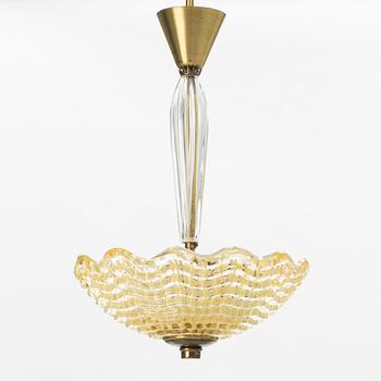 Carl Fagerlund, an Orrefors ceiling light.