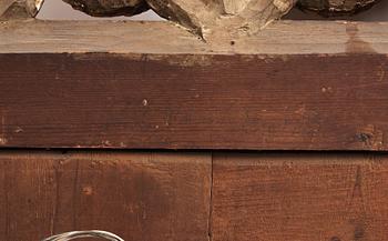 A Gustavian giltwood mirror by J. Åkerblad (master in Stockholm 1758-99),