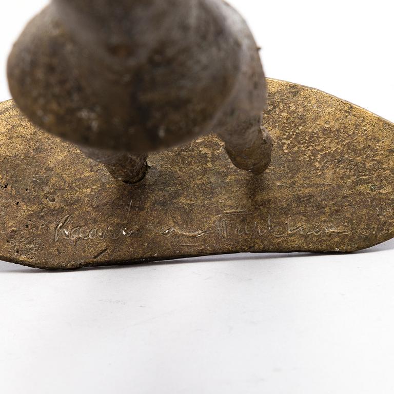 KAARINA TARKKA, bronze, signed and dated 1987.