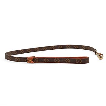 764. LOUIS VUITTON, a Monogram canvas dog leash.