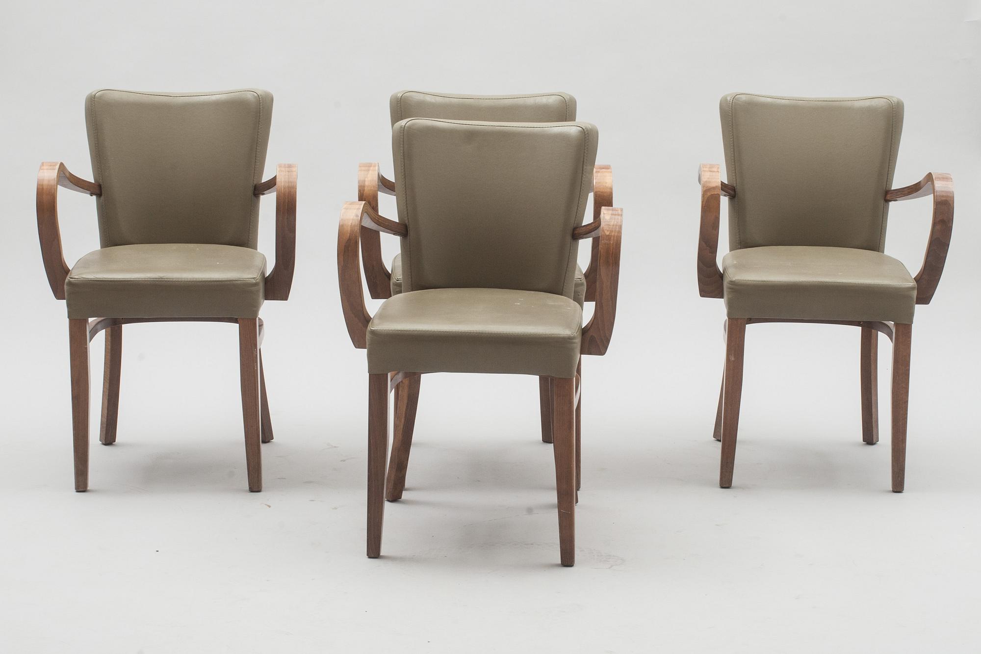 KARMSTOLAR, 4 st, 1900-tal.