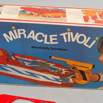 The game "Miracle Tivoli" from Technofix, 1970s.