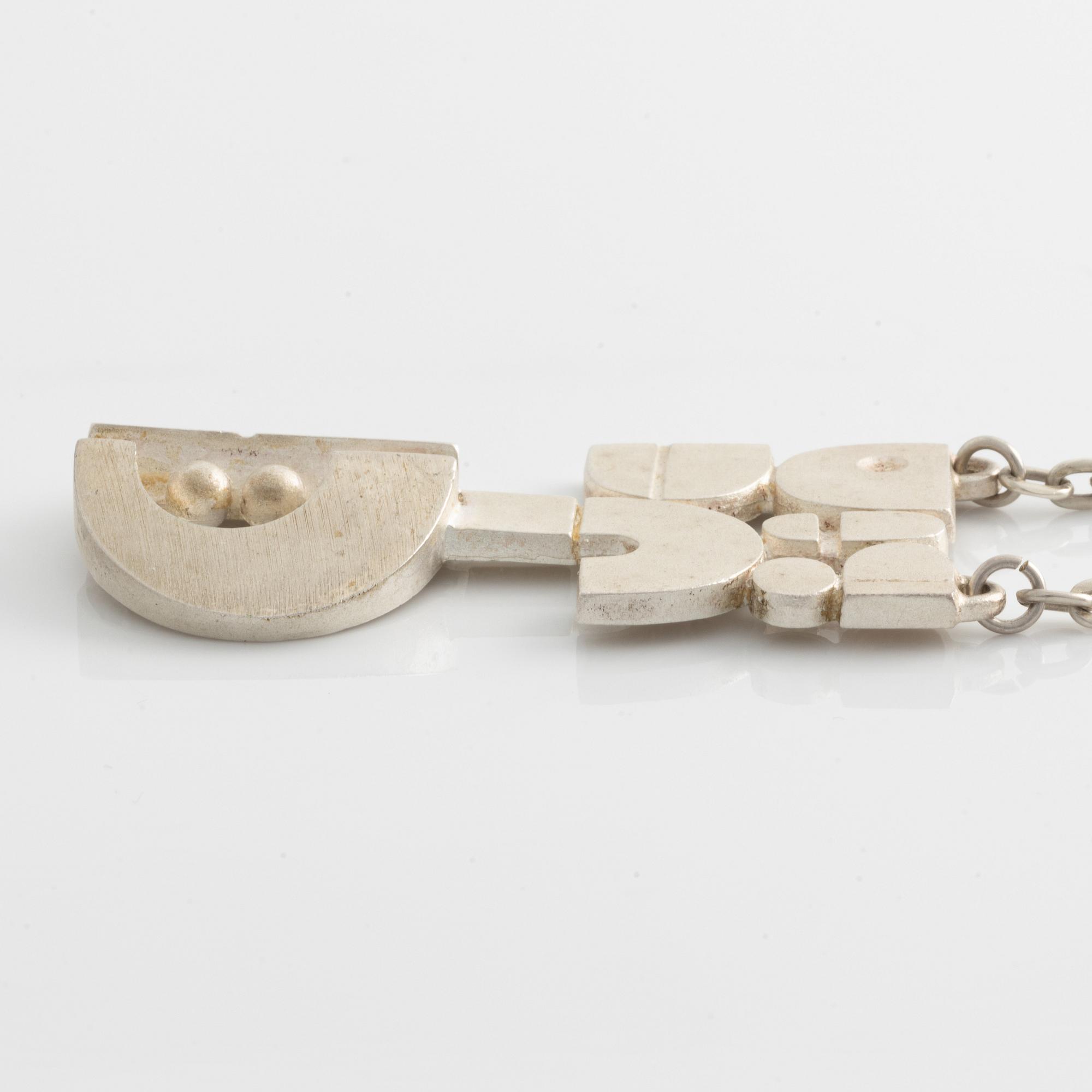 Jorma Laine, collier, silver, Finland.