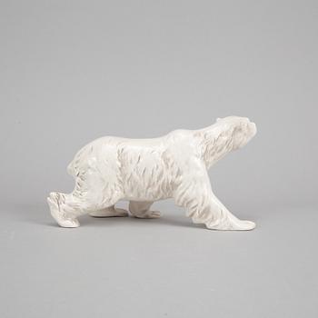 Five German porcelain polar bears.