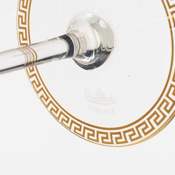 Versace, glass service, 46 pieces, "Medusa", Rosenthal.
